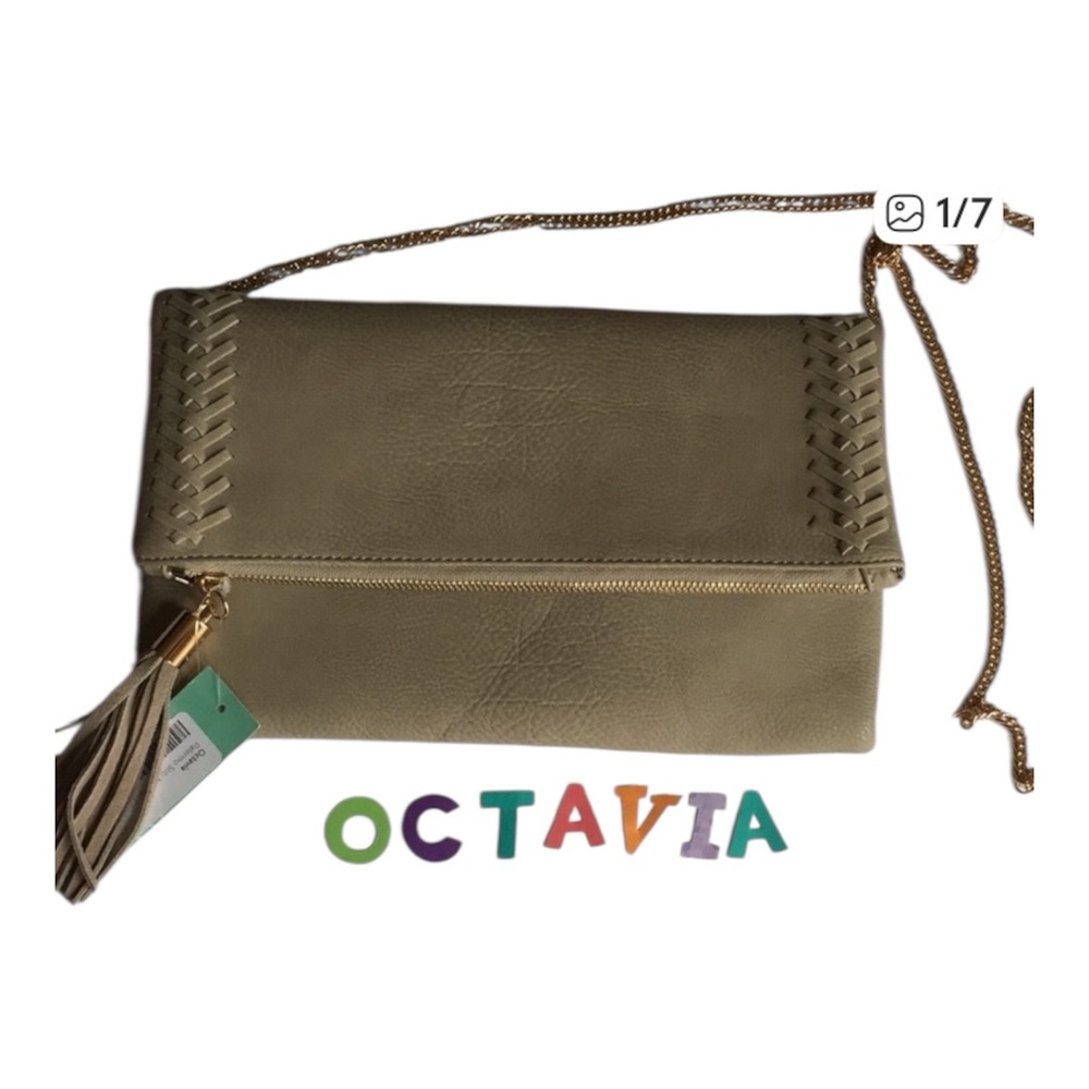NWT Leather Octavia Palermo Clutch Or Crossbody